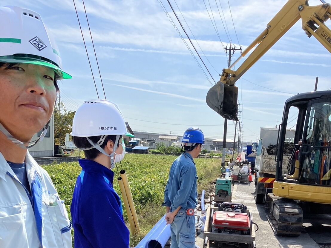 工事のお手伝い